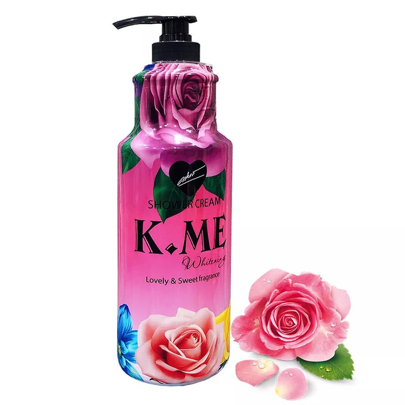 [CHUẨN THÁI] Sữa Tắm Trắng Hương Hoa Hồng K.ME Thái Lan Dung Tích 1200ml (Date: 36 tháng)