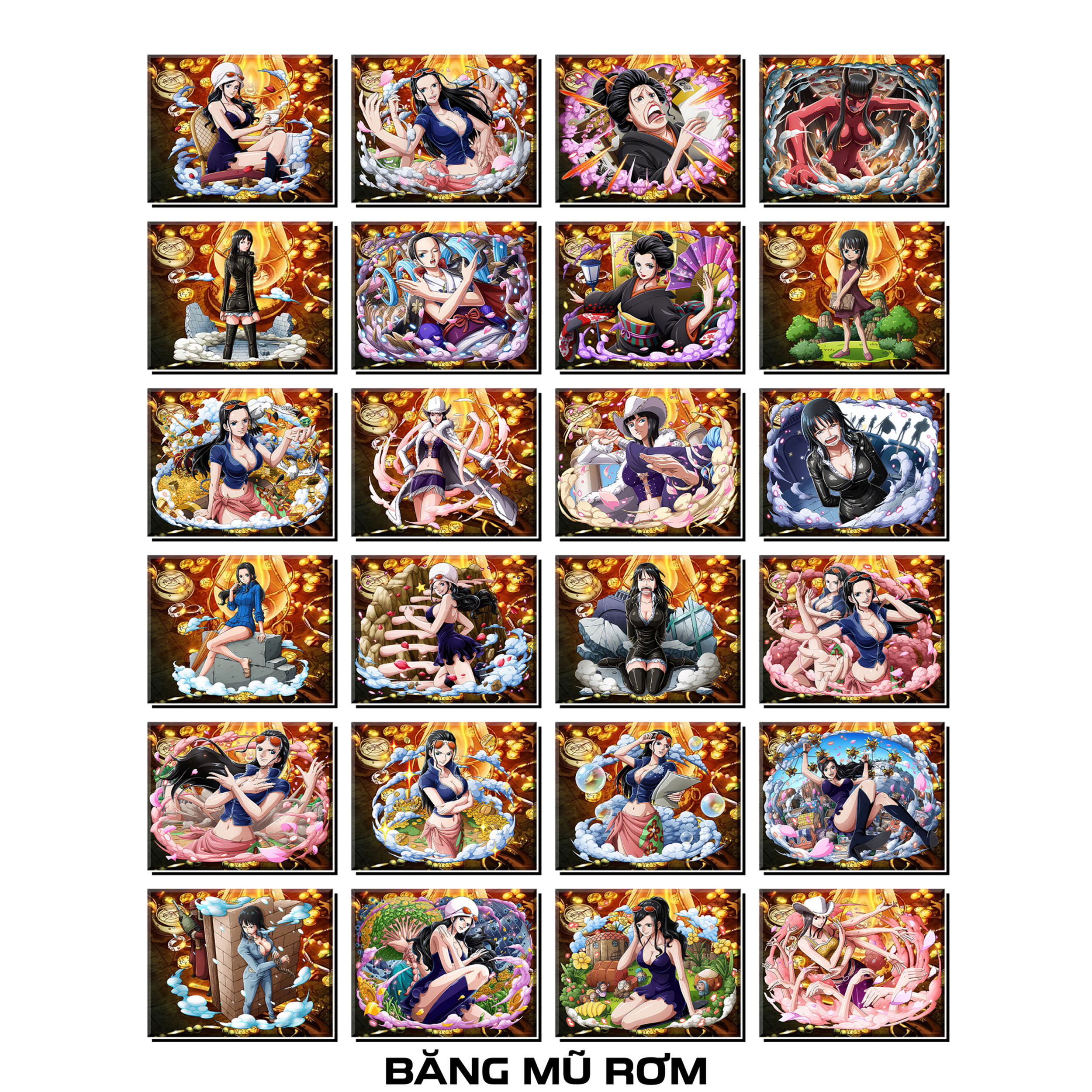 [Độc Quyền Phản Quang 7 Màu] - Phần 22 - Thẻ Bài One Piece - Băng Mũ Rơm