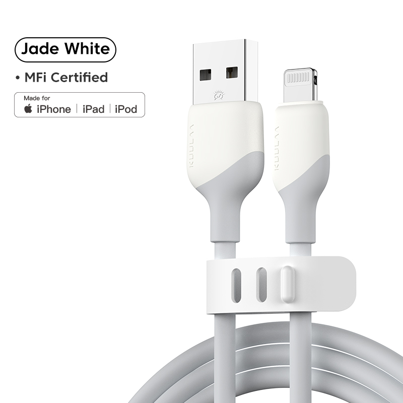 Kuulaa cable charger lightning MFI for iPhone / iPad long 1m 2m-optimal charging đến 2.4A for iPhone 14/13/12/iPhone 12 Pro Max / iPhone 11 / iPhone 11 pro Max / iPhone X / iPhone 8 Plus