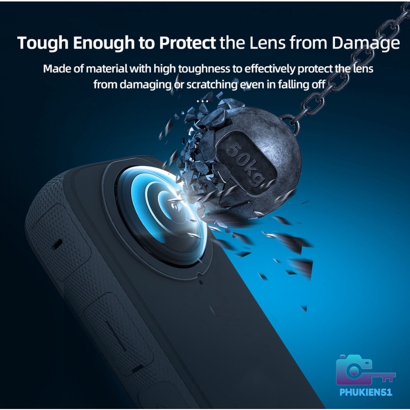 Lens Guards bảo vệ ống kính camera Insta360 ONE X2 X3- Sticky Lens Guards