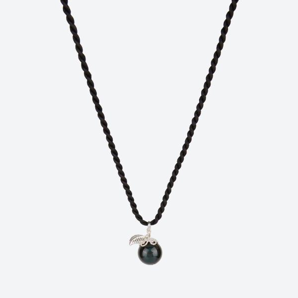 [HCM]Mặt dây chuyền đá mắt hổ xanh đen mệnh thủymộc (màu xanh đen) - Ngọc Quý Gemstones