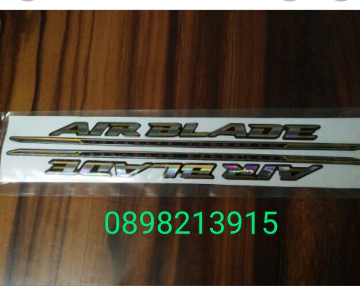 Bộ tem nổi Airblade 2007 hàng theo xe