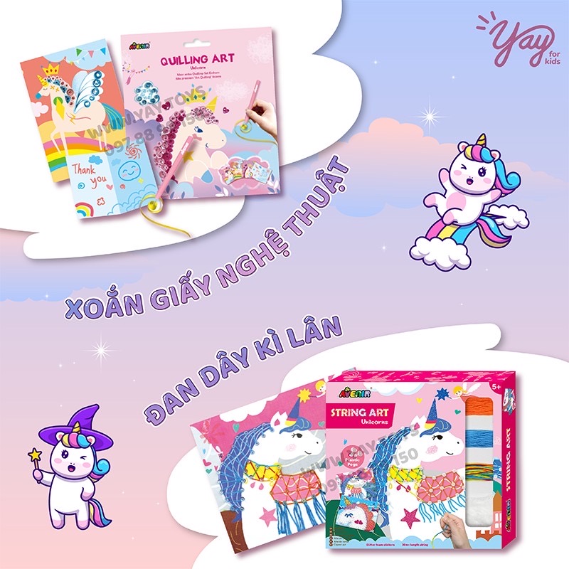 [4 TRONG 1] Bộ Thủ Công Kỳ Lân Cho Bé 5+ Avenir
