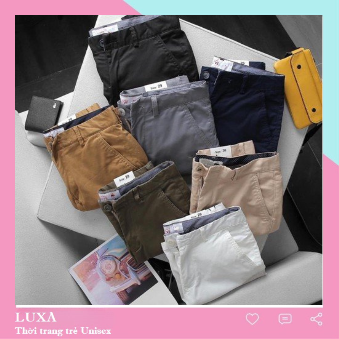 QUẦN SHORT NAM KAKI CO GIÃN NHẸ