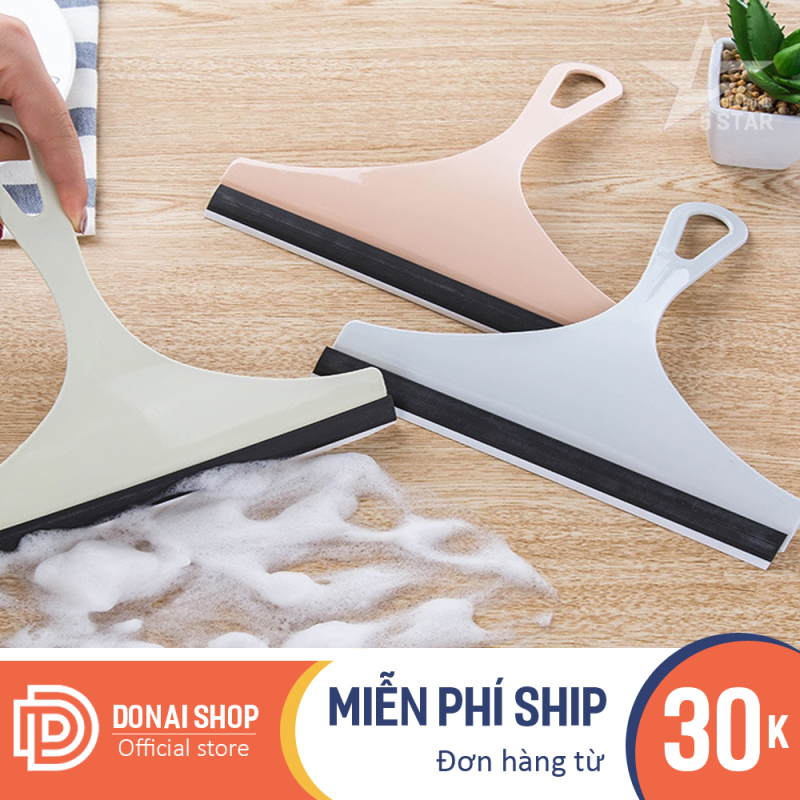 Dụng cụ lau kính, gạt nước đa năng có tay cầm và quai móc đẩy sạch xà phòng 6.CLK.DONAI