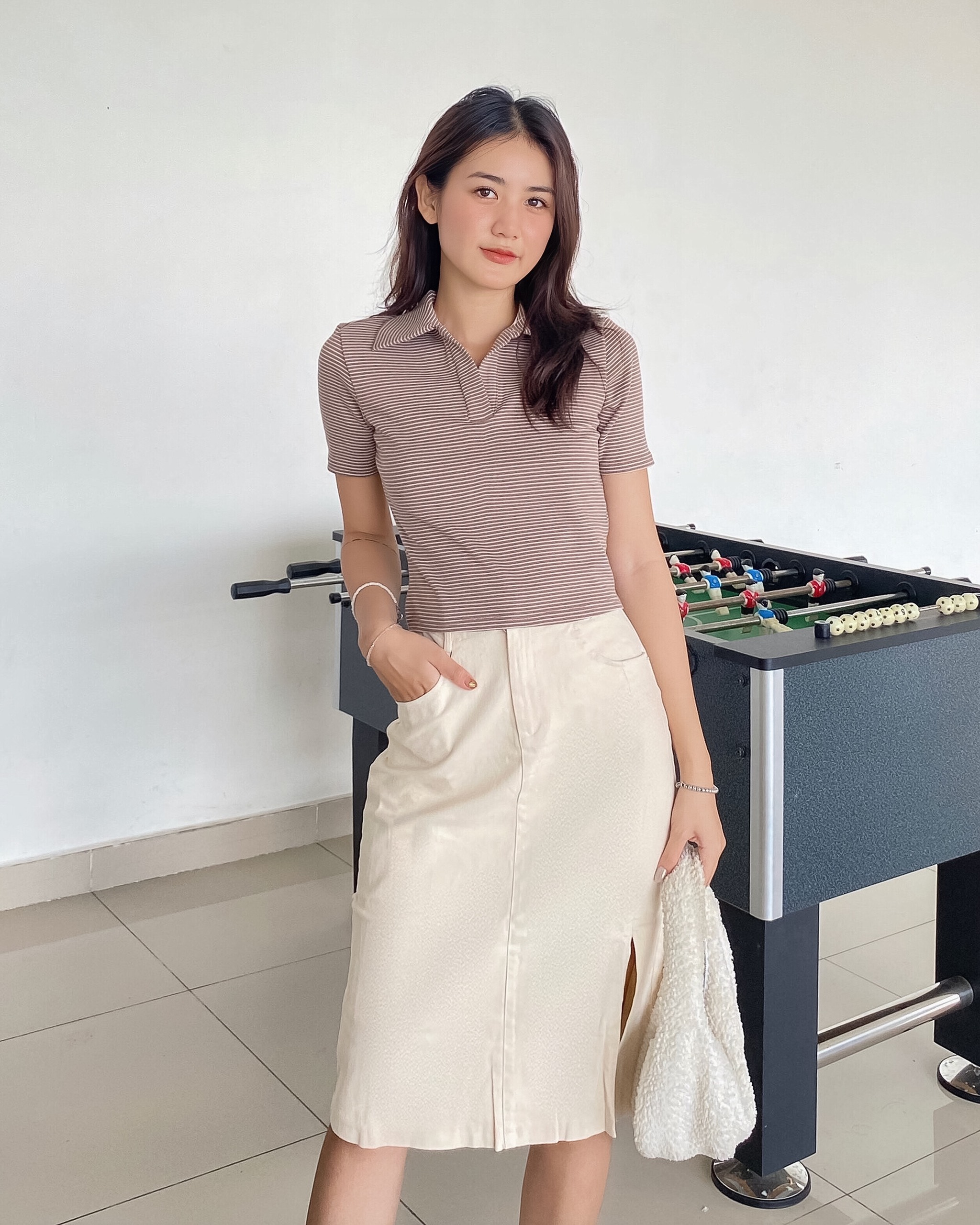 MIỀU_ÁO CROPTOP POLO SỌC