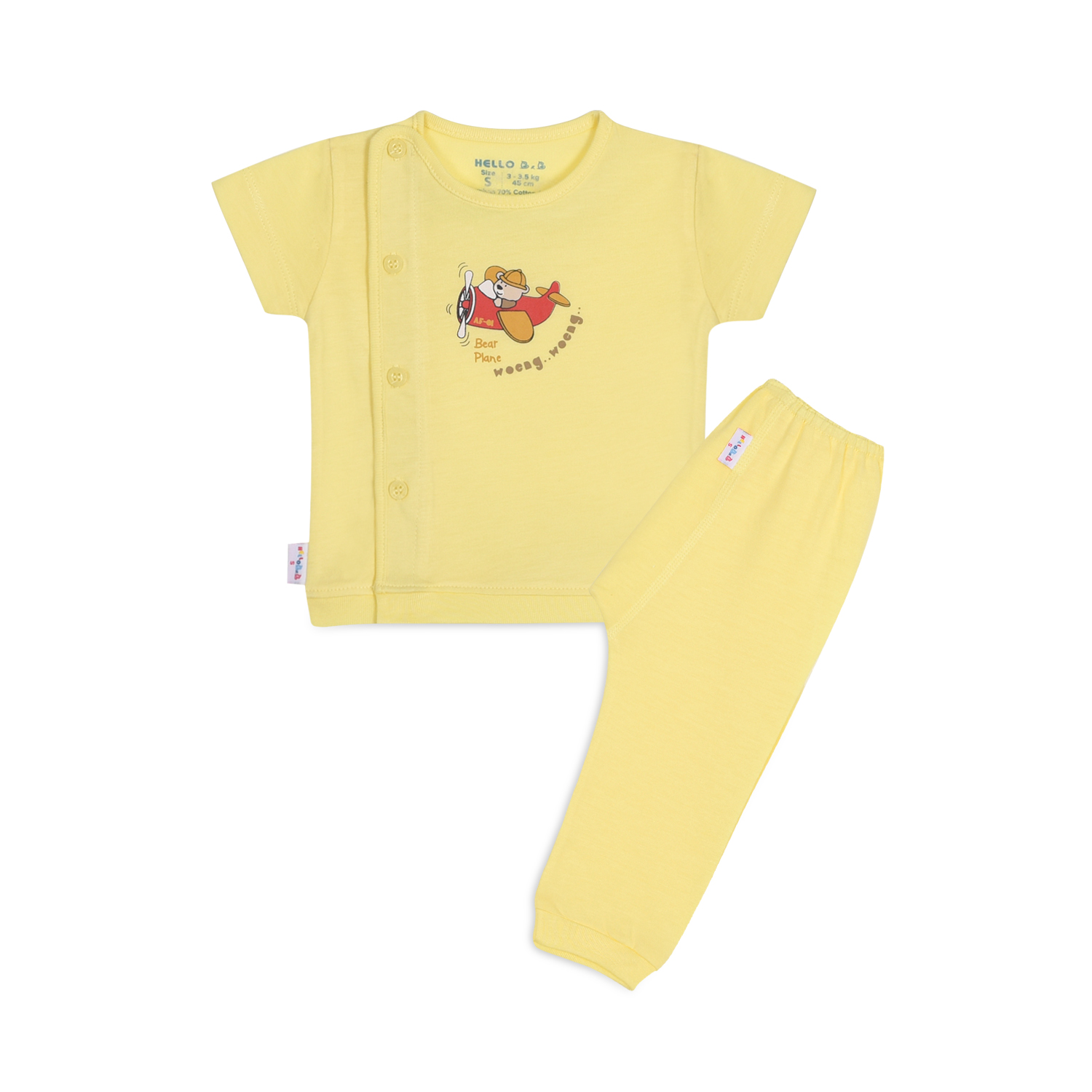 BỘ SƠ SINH BÁC SĨ BO TAY NGẮN 1327- HELLO BB