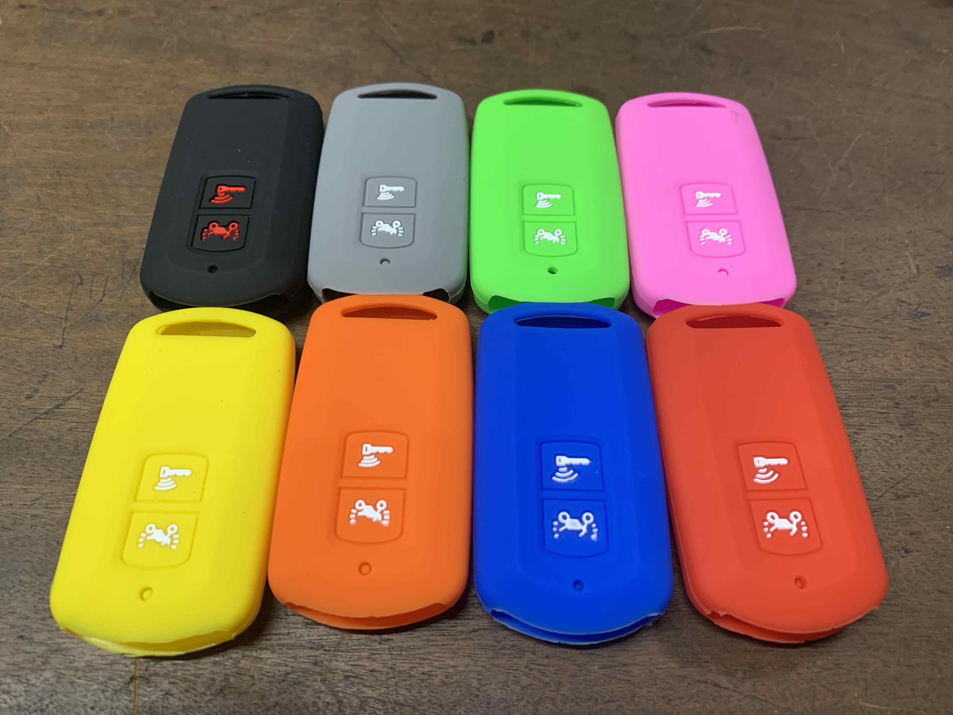 Bọc khóa Smartkey Honda SH, SHmode, PCX  (loại 3 nút màu: xanh dương, xanh lá, đỏ, vàng, đen, cam, xám)
