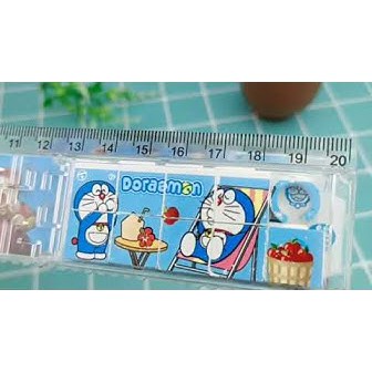 Thước kẻ xếp hình Doremon 15 cm và 20 cm