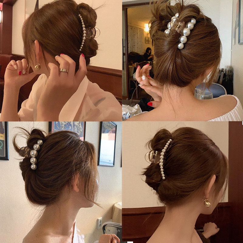 Korean Style Fake Pearl Hair Clip