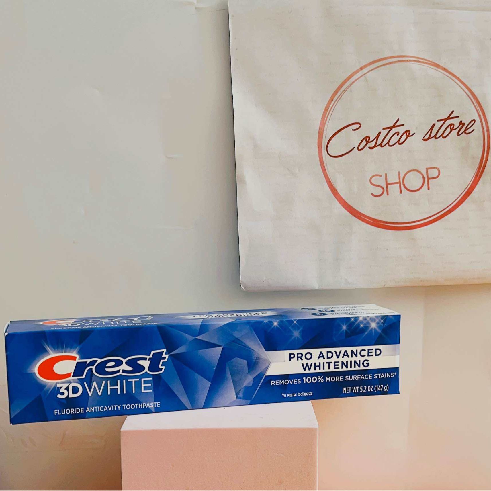 Kem đánh răng crest 3d white advanced 147g date 2026 ( 1 cây ) mẫu mới