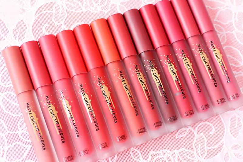 [Etude House] Son kem lì Etude House Matte Chic Lip Lacquer