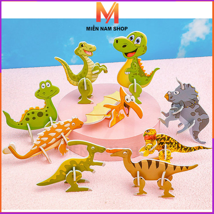 Đồ chơi lắp ráp mô hình 3D mini bằng xốp