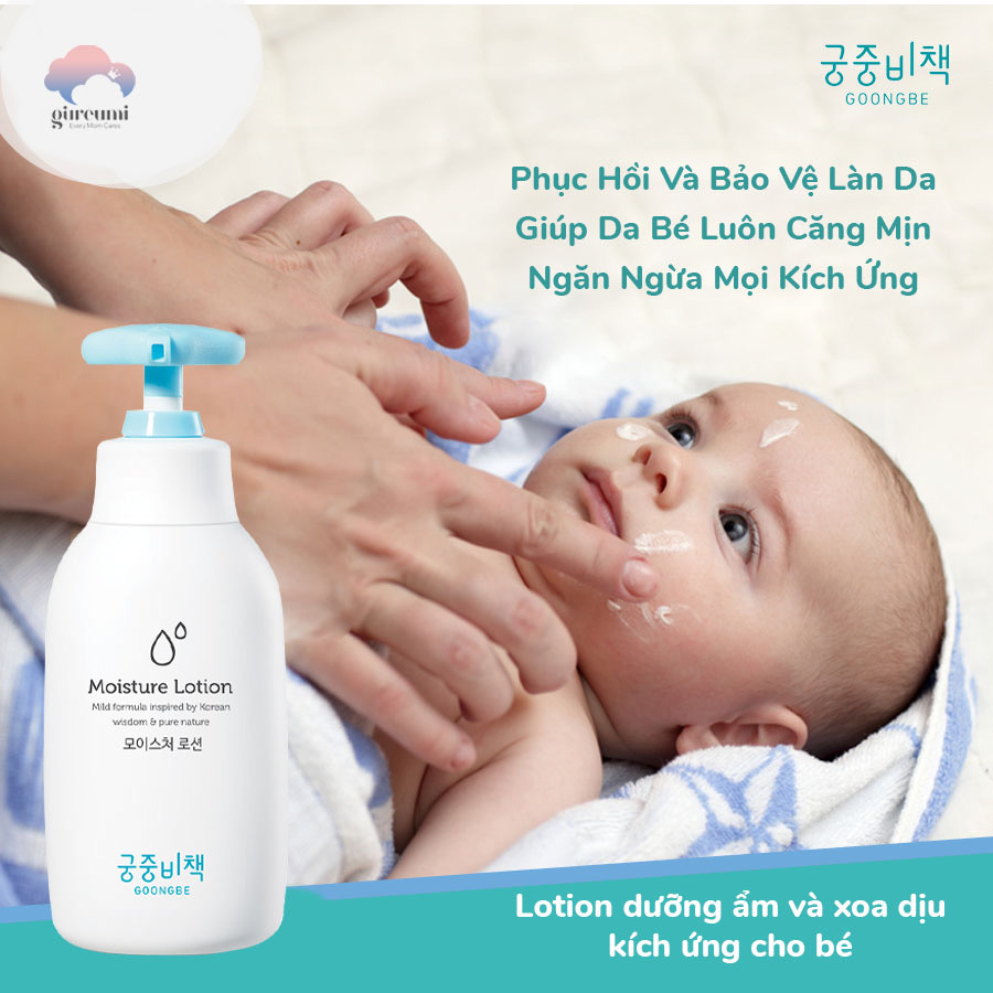 Lotion dưỡng ẩm, cấp ẩm Hàn Quốc GOONGBE 250ml (trắng)