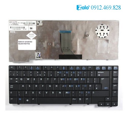 Bàn phím laptop hp compaq 8510 8510p 8510w – 8510