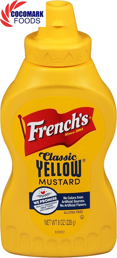 Sốt Mù Tạt hiệu French's Yellow Mustard 226gr