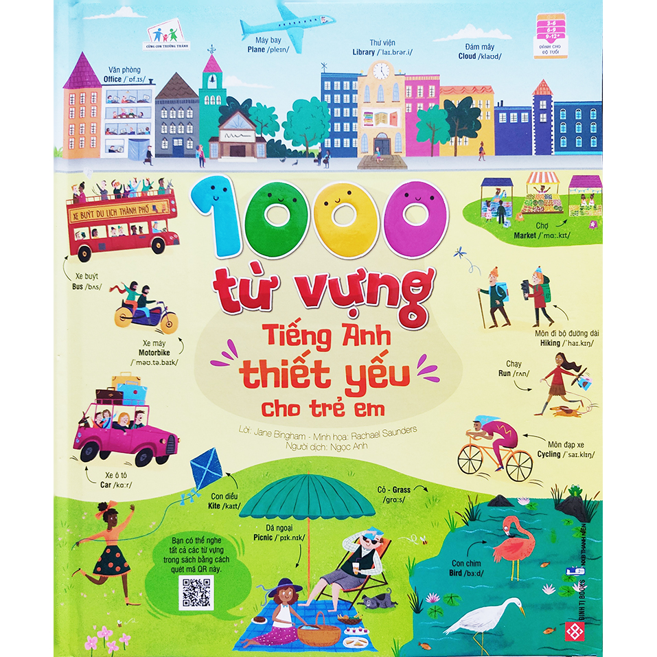 Sách - 1000 từ vựng tiếng Anh thiếu yếu cho trẻ em