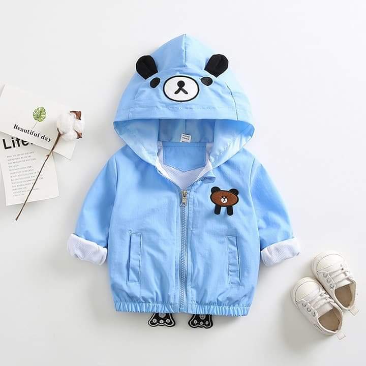 Áo khoác gió 2 lớp cho bé trai bé gái