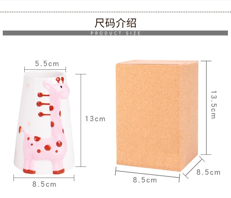 Đế sứ hươu gắn bình nước