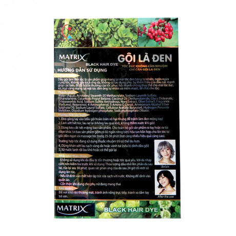 Dầu gội Matrix Gội Là Đen