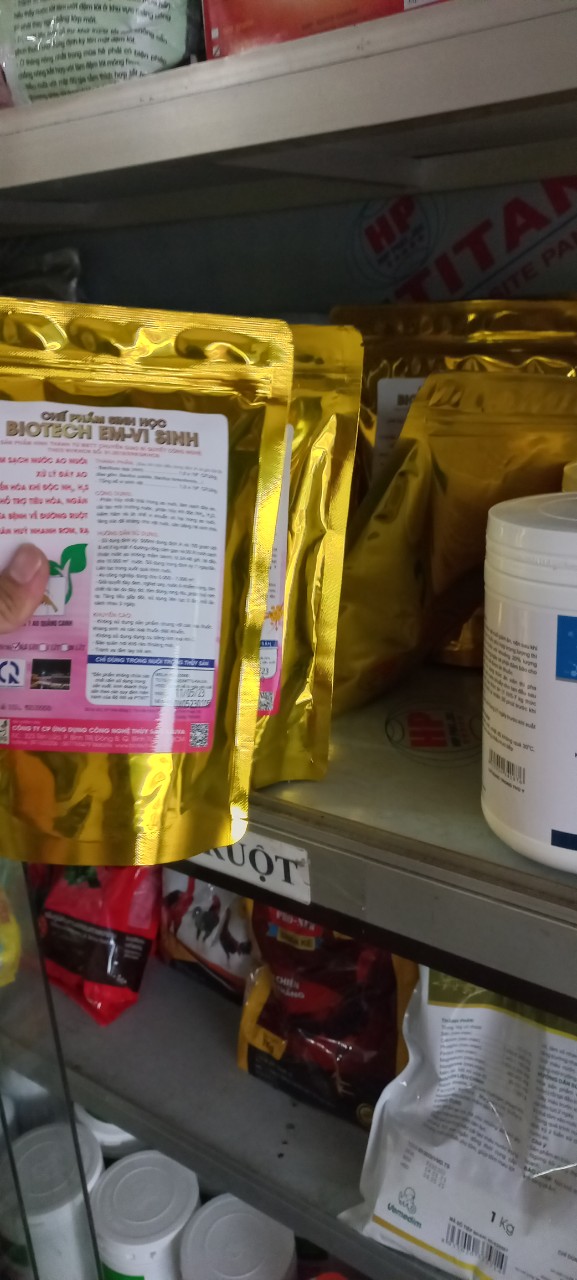 Combo 2 gói . men vi sinh biotech chế phẩm sinh học sxuwr lí nước ao tôm