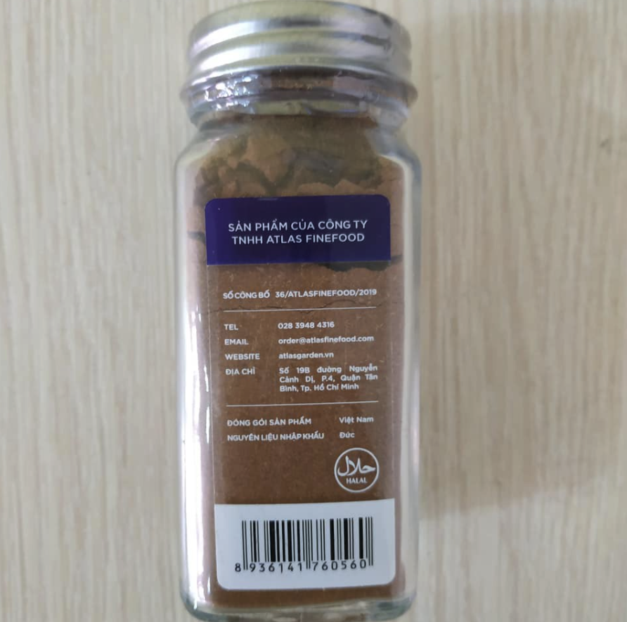 Cinnamon Ground - Bột quế nhập khẩu Đức 55g/1kg