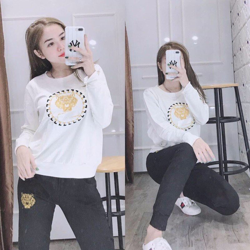 [HCM]ĐỒ BỘ NỮ THU ĐÔNG PHỐI HOA - THUDONG3