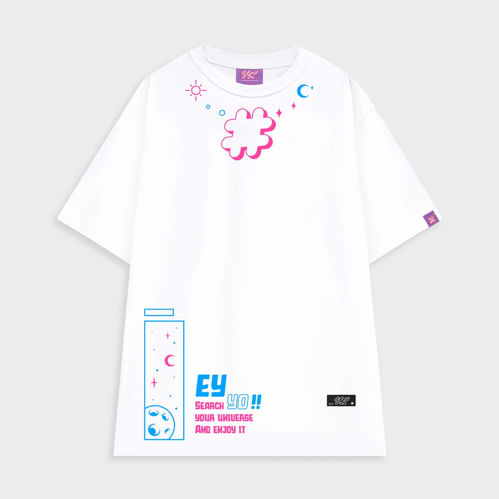 luck Áo thun 8YO Universe Tee ver2.0 - Trắng