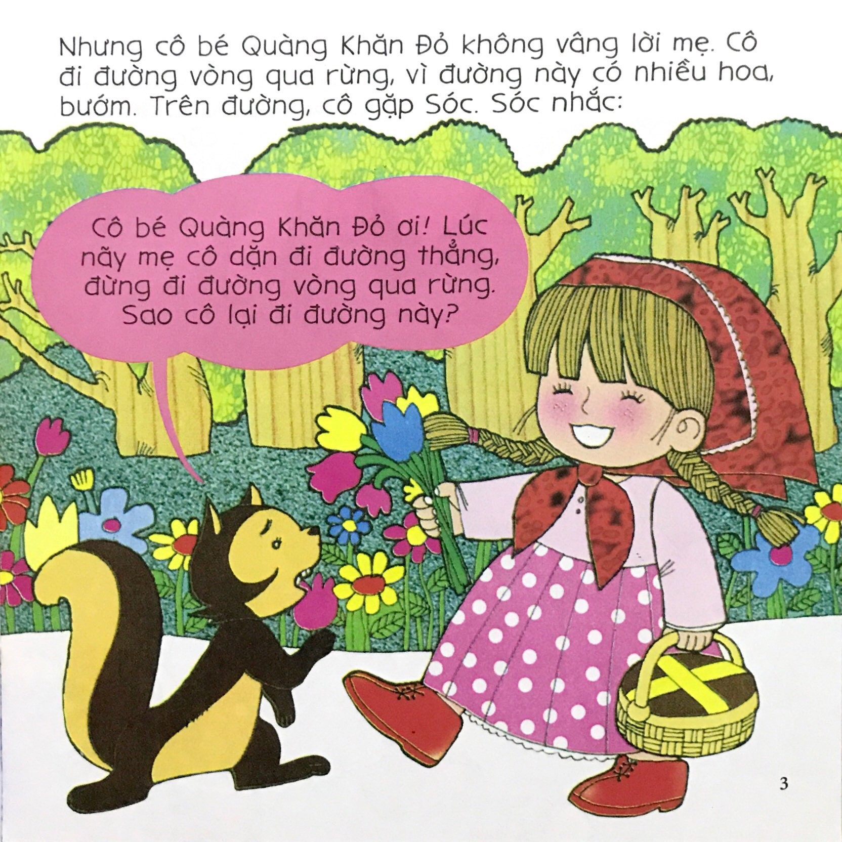 Bé Tập Kể Chuyện - Cô Bé Quàng Khăn Đỏ