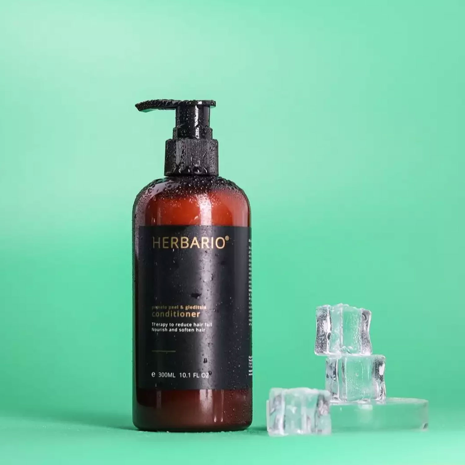 Dầu xả Vỏ bưởi và Bồ kết Herbario 300ml giúp ngăn rụng tóc mượt tóc