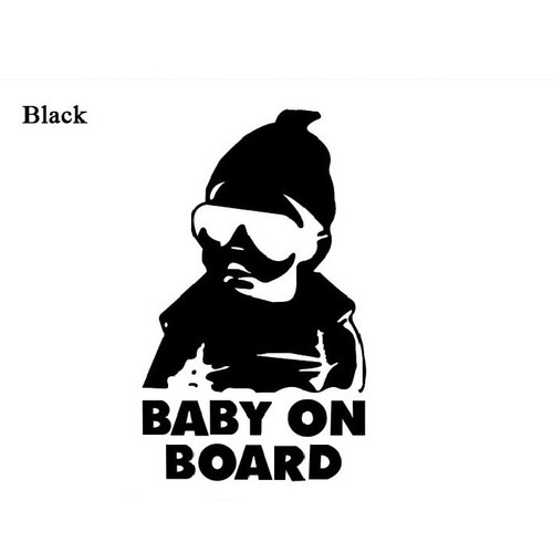 Tem BABY ON BOARD - Tem Dán Trang Trí Ô Tô