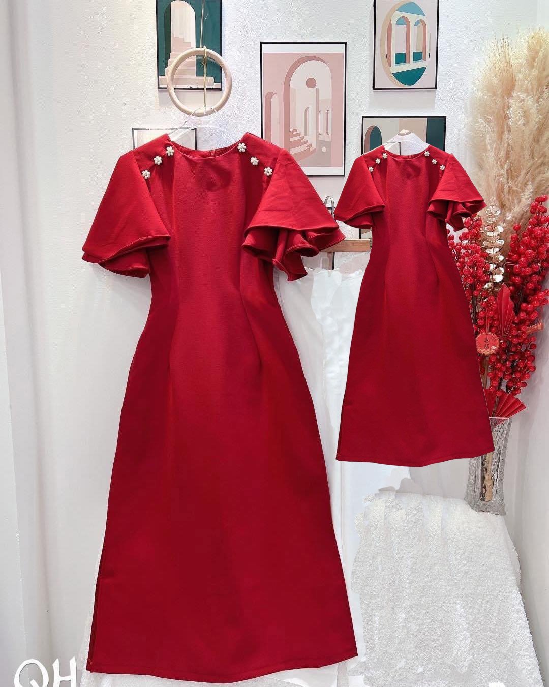 đầm mẹ bé fullsize có bán riêng