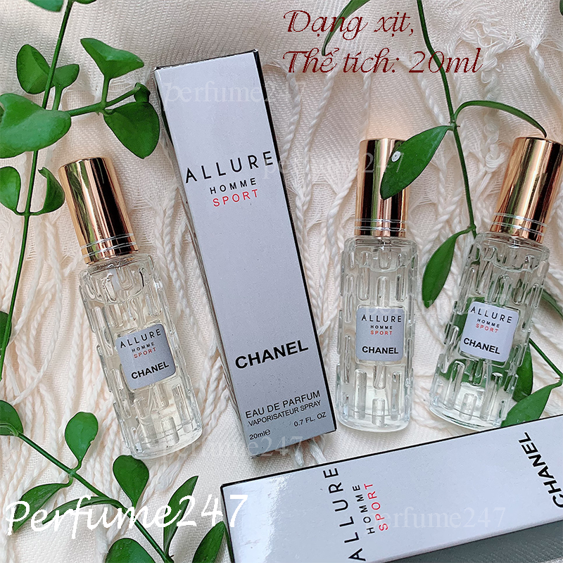 [HCM]COMBO 3 CHAI NƯỚC HOA NAM MINI ALLURE 20ML
