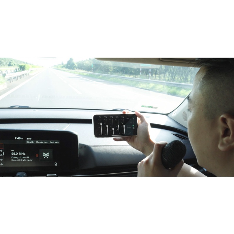 Micro Acnos Micar 3, Không dây dùng cho ô tô, Bluetooth 5.0, FM