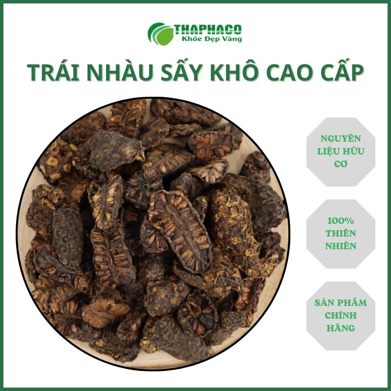Trái Nhàu Khô Nguyên Chất Túi Lớn Loại 1kg - Hàng Công Ty Chất Lượng Cao - Sạch Xanh An Toàn Cho Mọi Người Sử Dụng