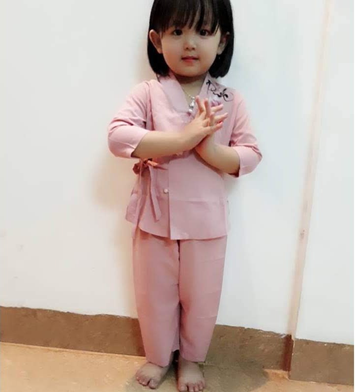 [HCM]Đồ lam đi chùa cho bé từ 5kg-38kg