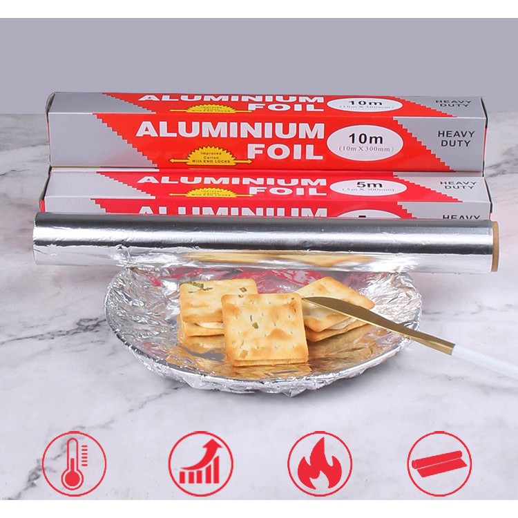 Giấy bạc, giấy bọc nướng, 5m 10m