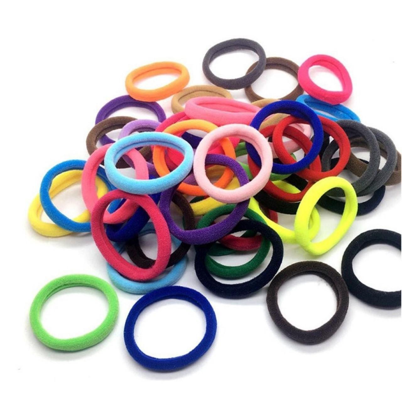 50 Chun Buộc Tóc Phối Nhiều Màu Cho Bé Gái