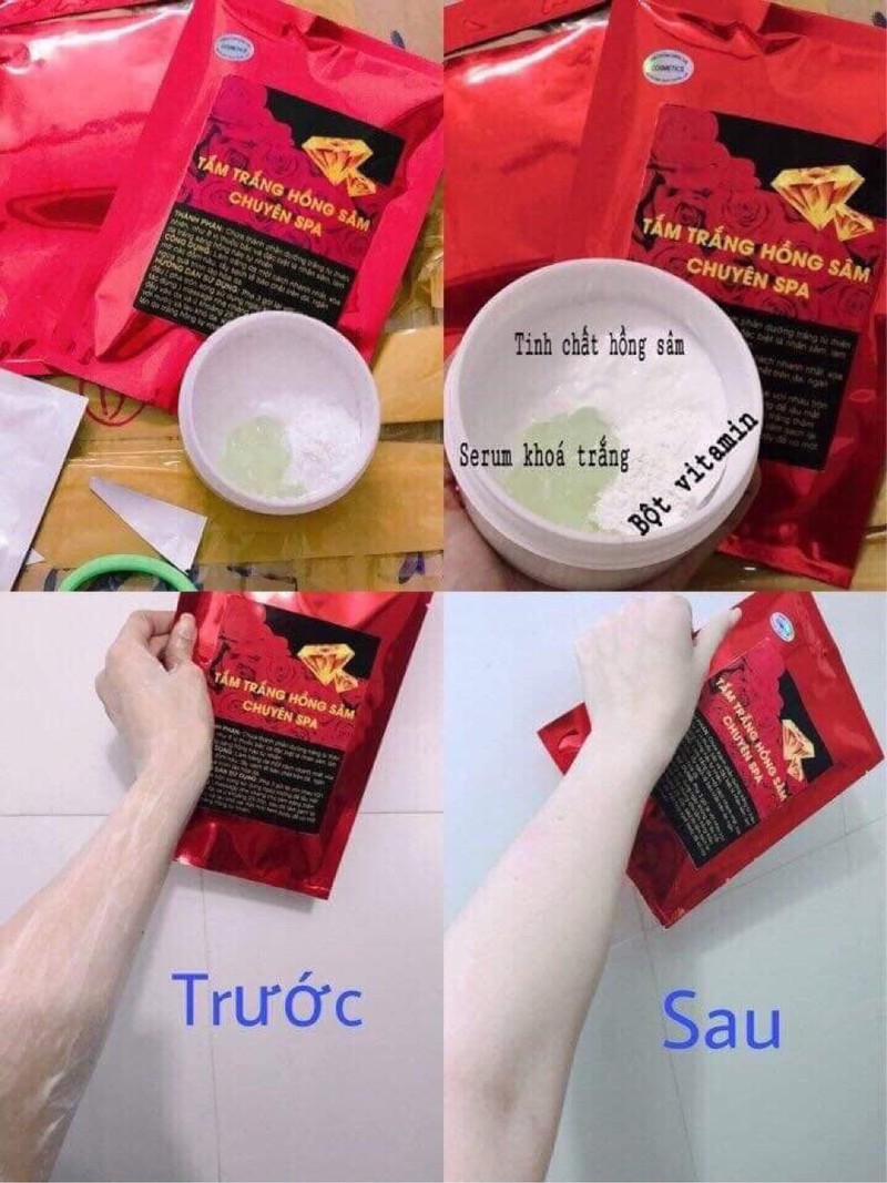 [HCM]Tắm Trắng BODY 30 Phút Hồng Sâm Chuyên Spa