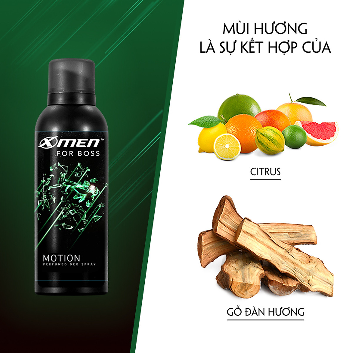 Xịt Khử Mùi X-MEN For Boss Motion 150ml