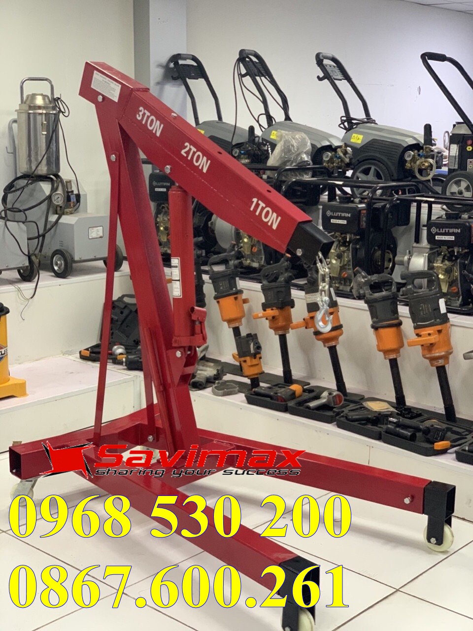 Hot cẩu móc động cơ 3 tấn hwd-111 giá rẻ