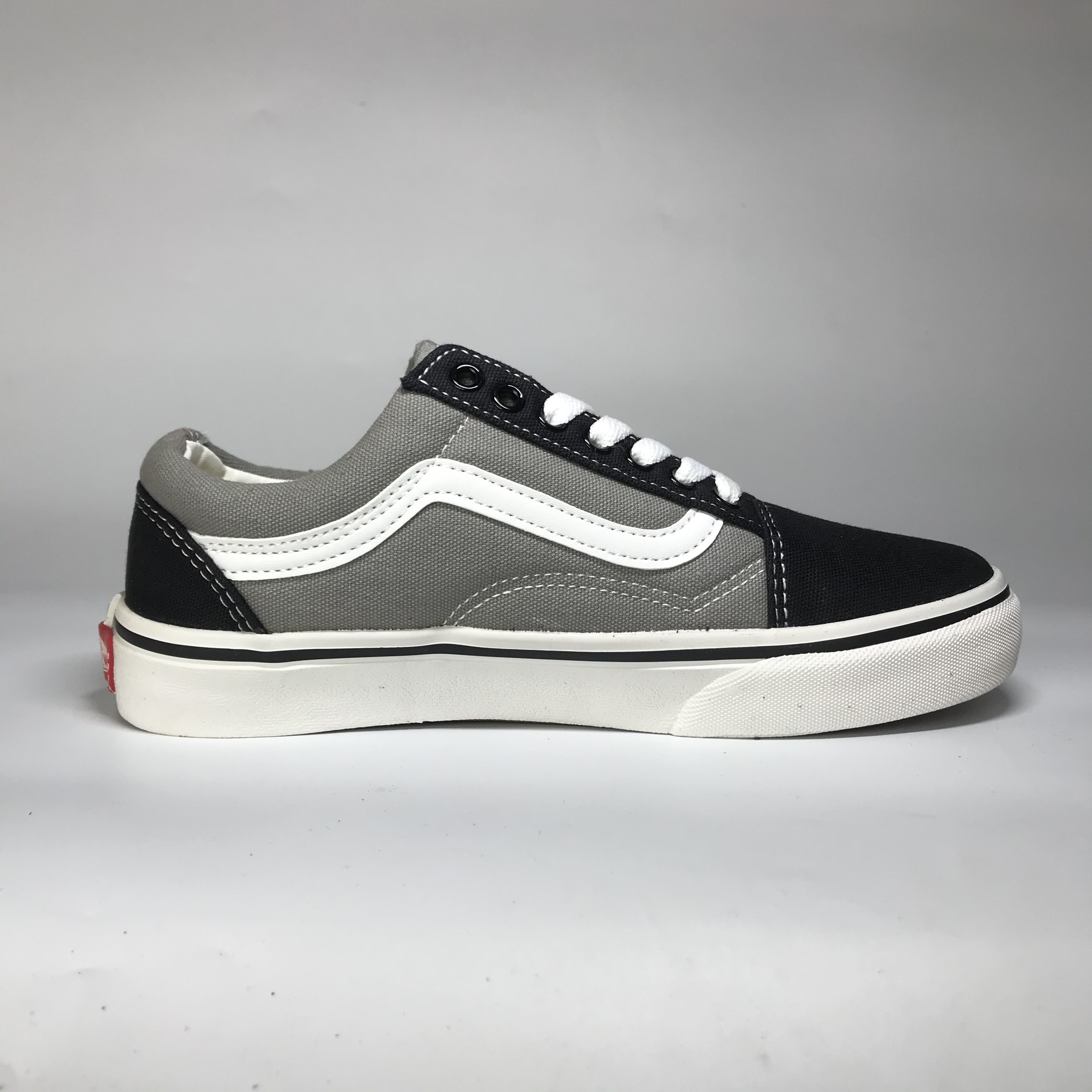 Giày Vans Old Skool Xám Đen Grey Black Full Box