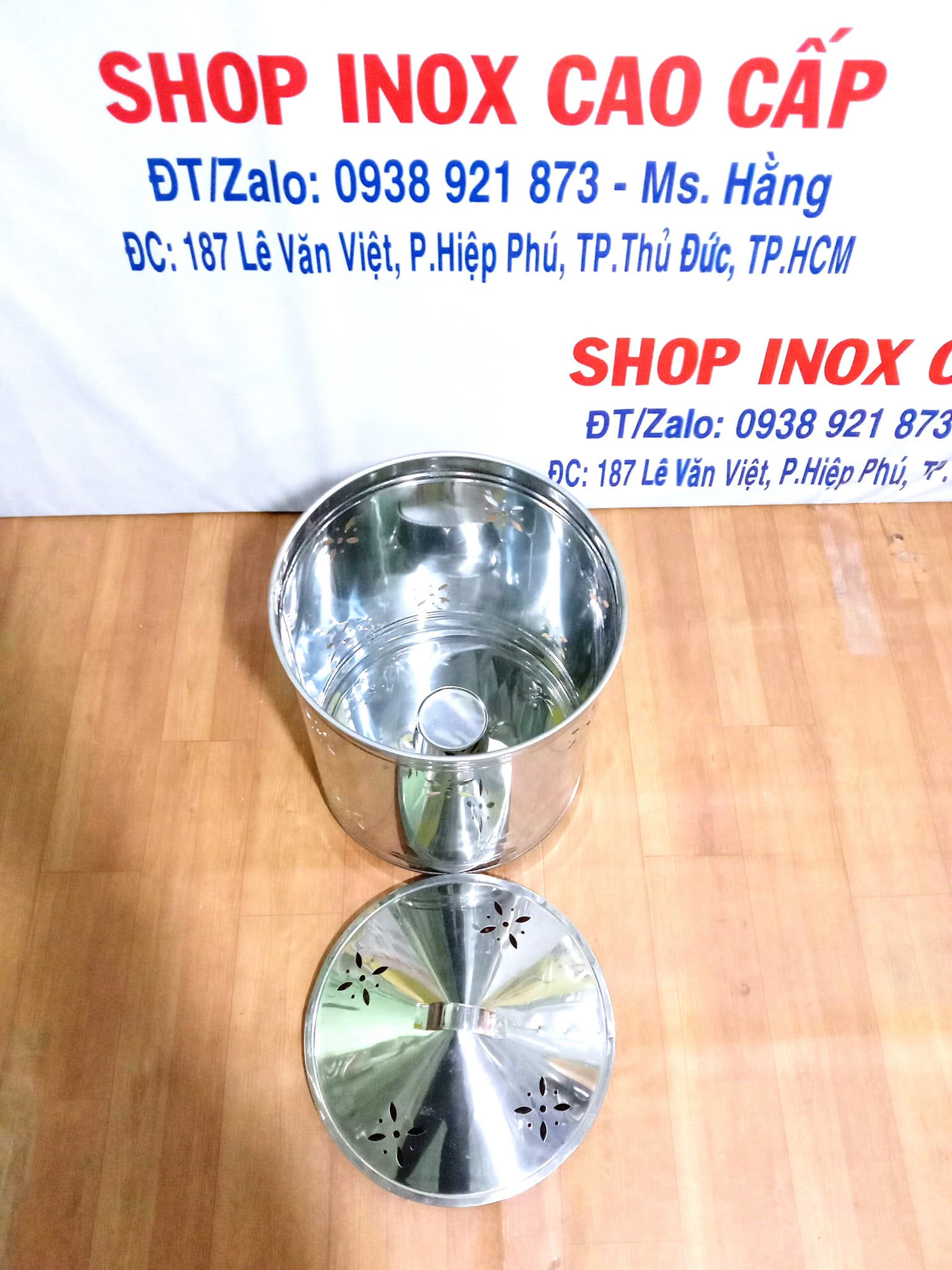 Thùng đốt vàng mã INOX cao cấp Mã: THĐS6I