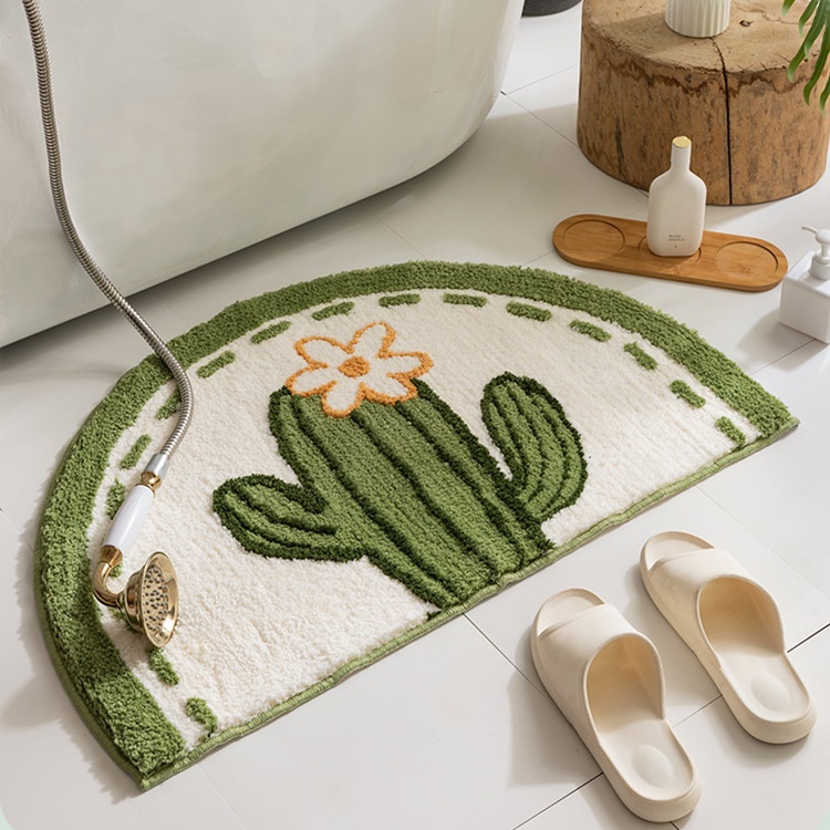 Thảm Chùi Chân HOMIES Lông Cừu Siêu Thấm Chống Trơn Trượt - Kích Thước 40cm x 60cm