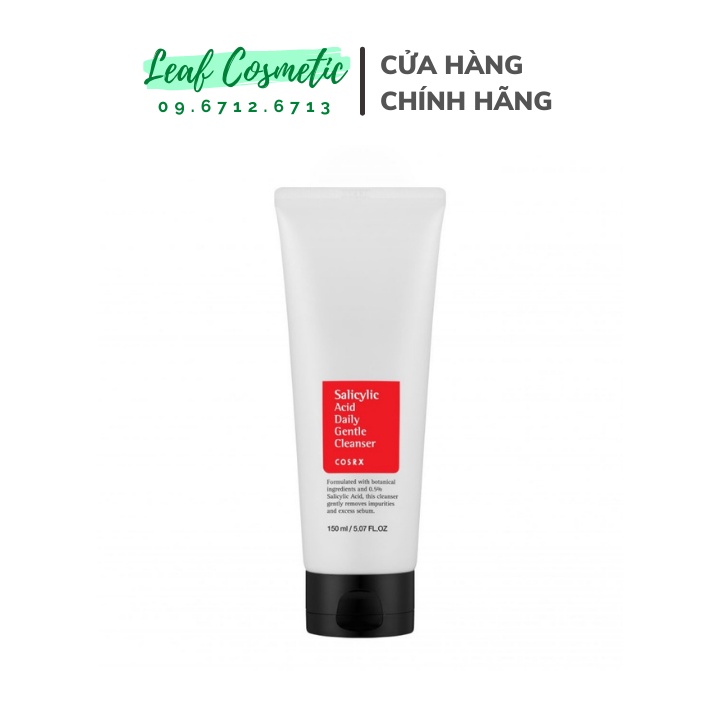 Sữa Rửa Mặt Cosrx Salicylic Acid Daily Gentle Cleanser 150ML
