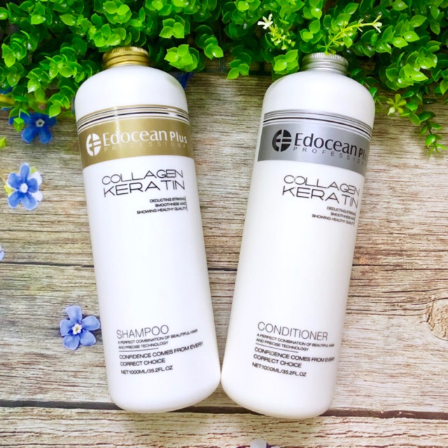 Edocean Collagen Keratin Super Smooth Anti-breakage Shampoo 1000ml