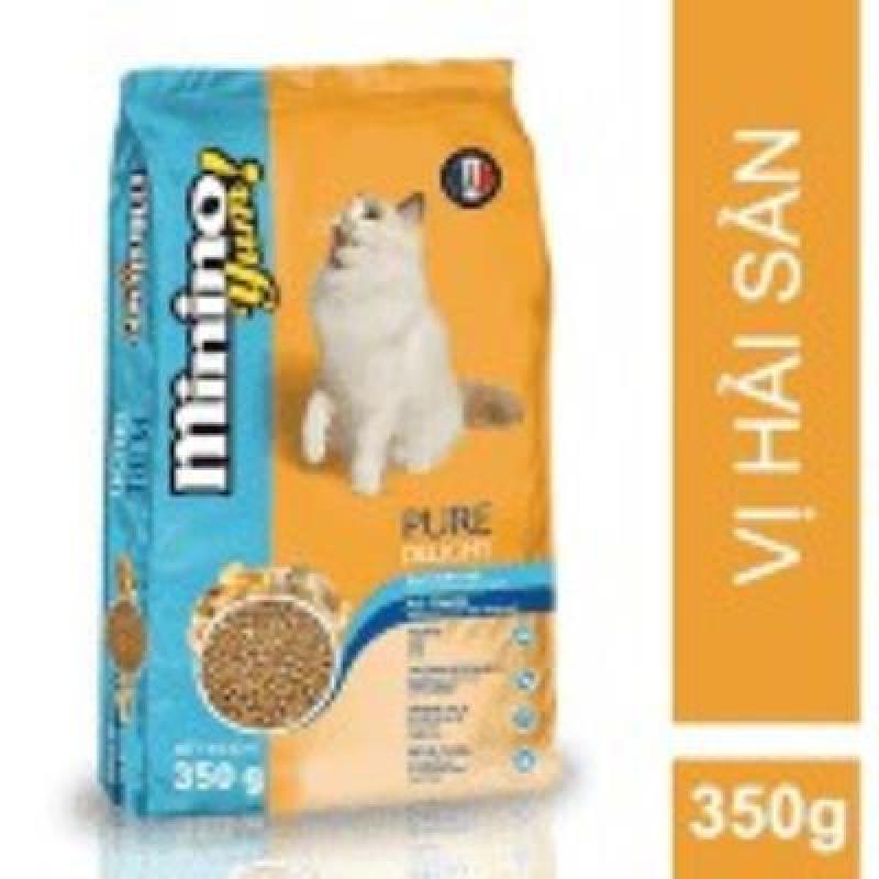 Gói 350g Minino Yum Vị Hải Sản Thức Ăn Hạt Cho Mèo