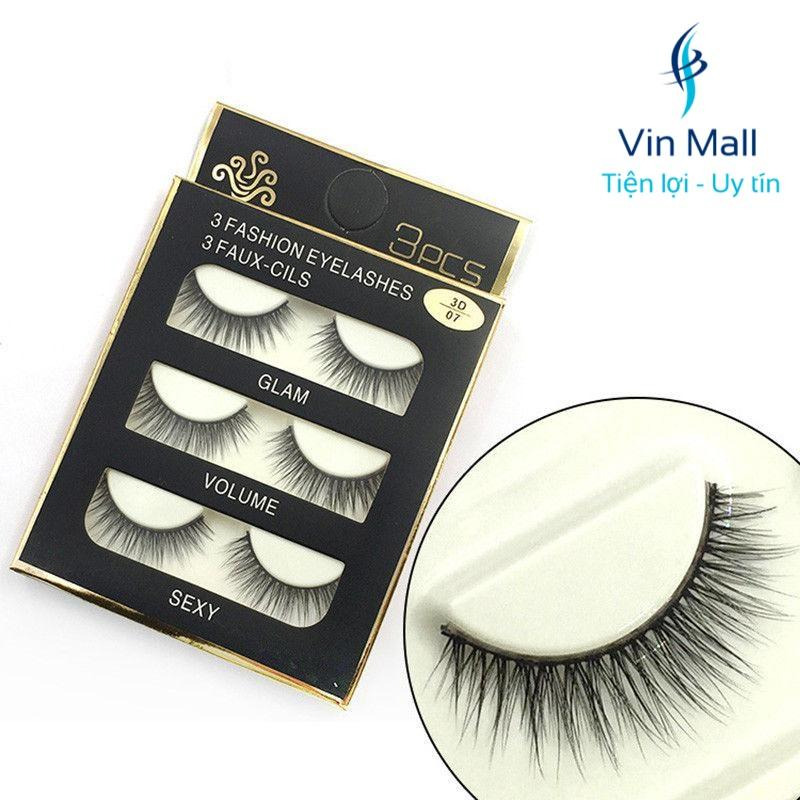 [HCM]Mi Giả Lông Chồn 3D 3PCS (3 cặp)