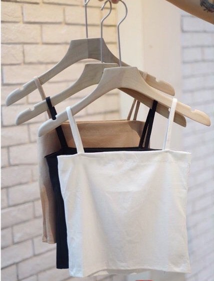 [HCM]Áo 2 dây ngang croptop nữ - áo crotop nữ