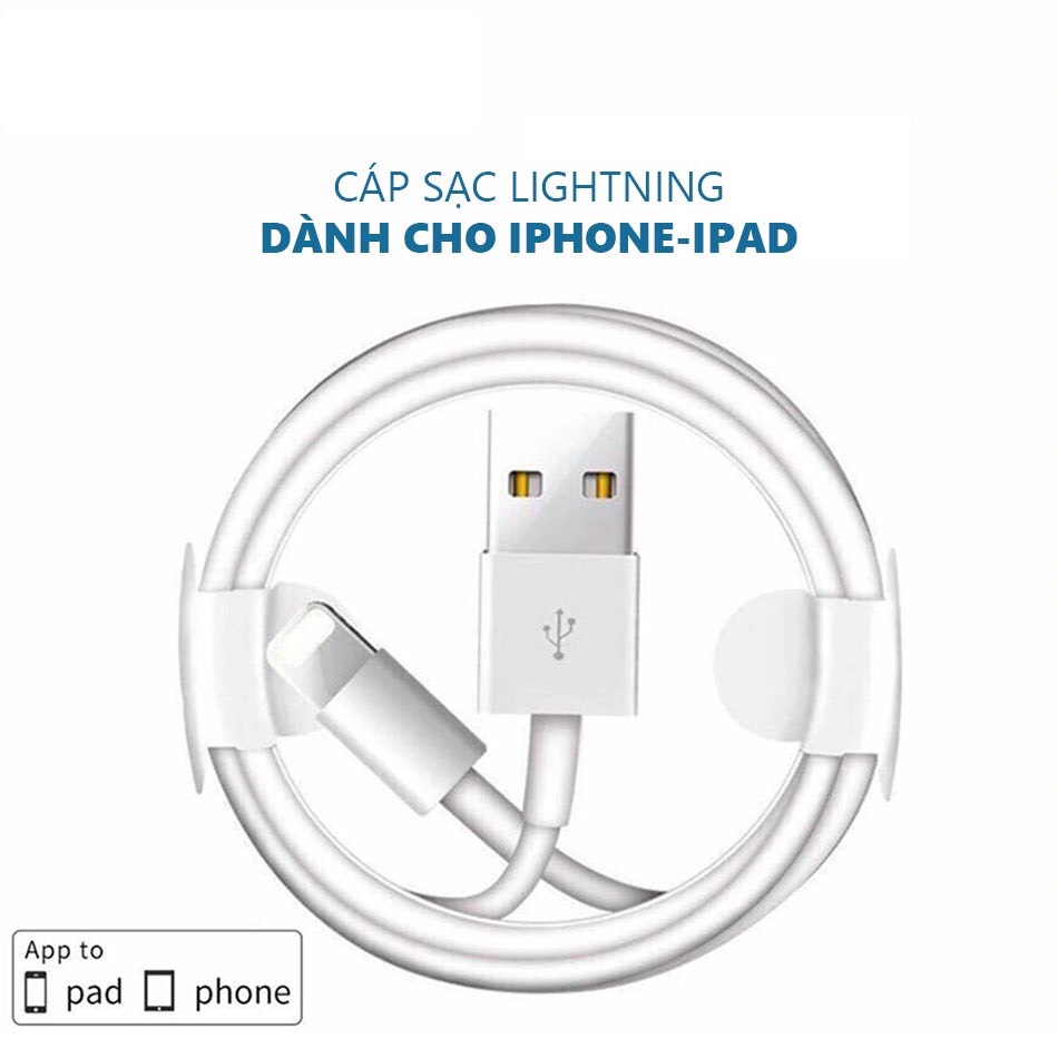 Cáp Sạc Nhanh PD 18W lightning Cho Apple dài 1m / 2m